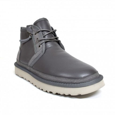 Neumel Zip Leather Grey