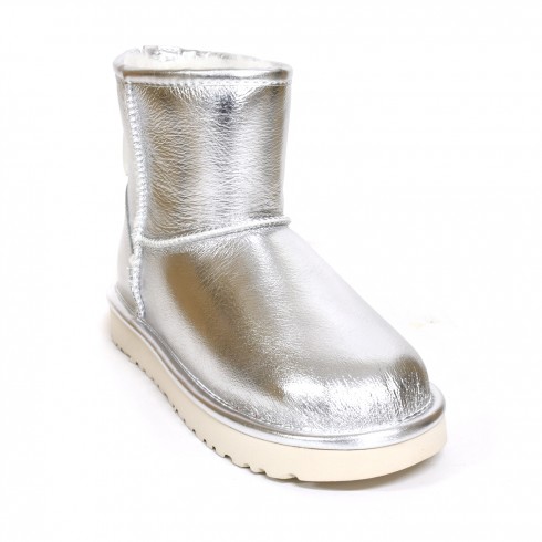 CLASSIC MINI LOGO ZIP SHINE Silver