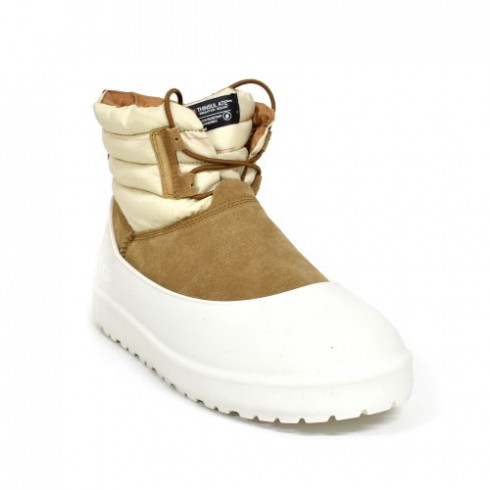 Classic Mini Lace-up Weather Chestnut