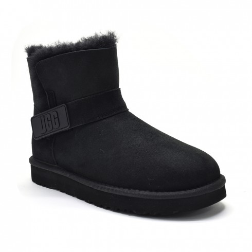 Mini Bailey Graphic Logo Suede Black