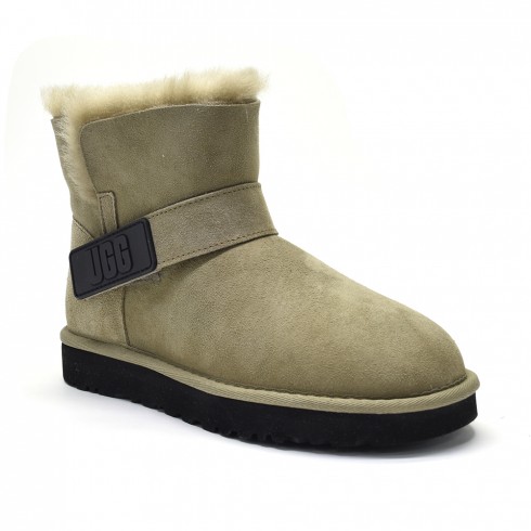 Mini Bailey Graphic Logo Suede Olive