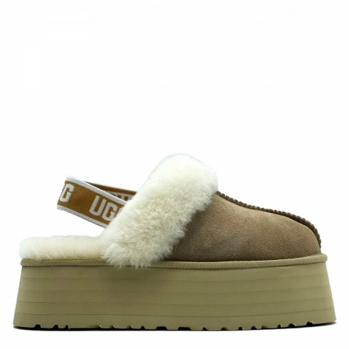 Funkette Suede Platform Sand