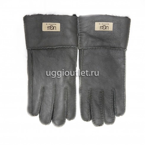Перчатки Ugg Женские Leather Grey