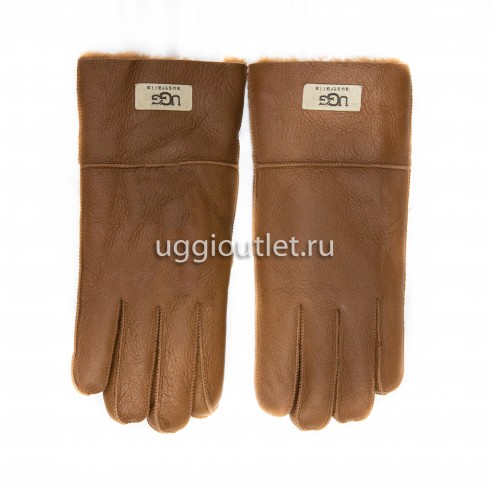 Перчатки Ugg Мужские Leather Dark Orange