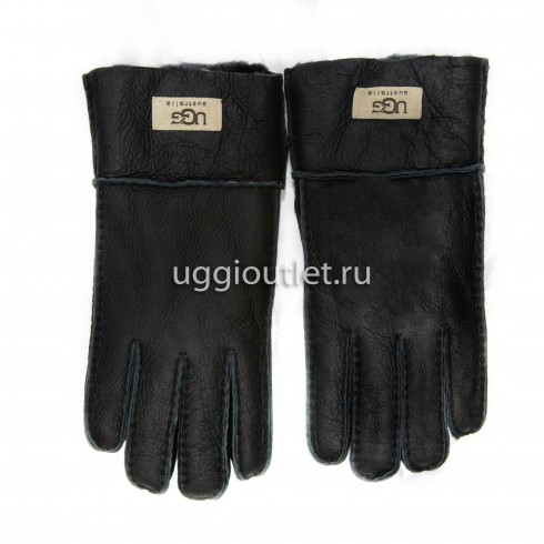 Перчатки Ugg Мужские Leather Black