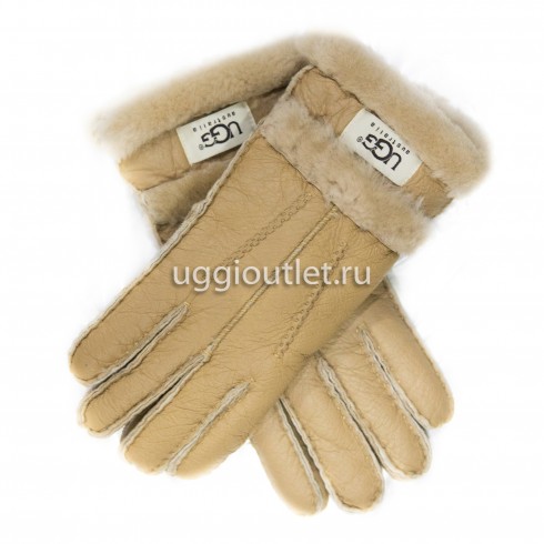 Перчатки Ugg Женские Leather Sand