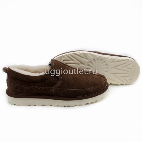 Neumel Stitch Slip On Chocolate