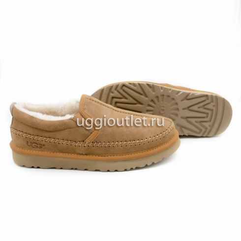 Neumel Stitch Slip On Chestnut