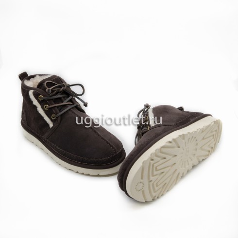 Neumel Stitch Boot Dark Chocolate