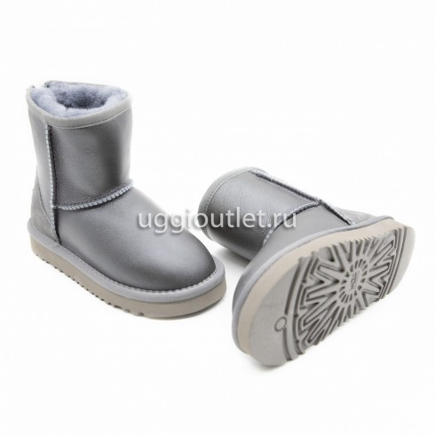 Zip Metallic Grey