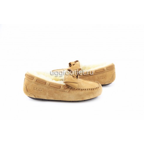 Dakota Leather Bow Chestnut