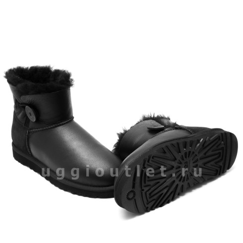 Bailey Button Mini Metallic Black II