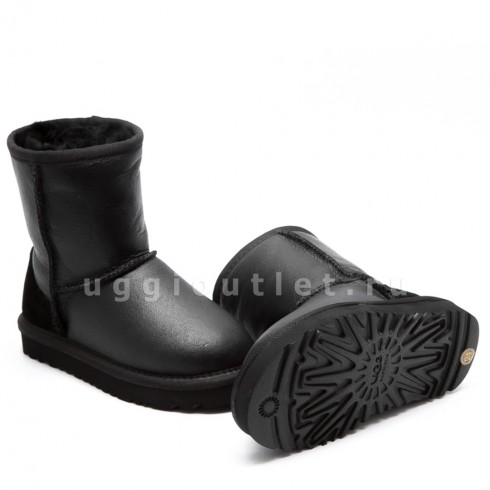 Kids Metallic Black
