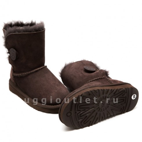 Kids Bailey Button Chocolate