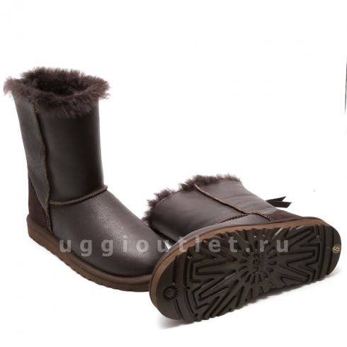 Short Zip Metallic Chocolate II