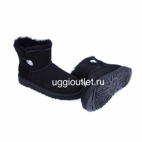 Bailey Button Mini Bling Black
