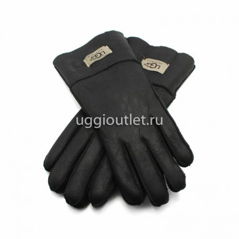 Перчатки Ugg Женские Leather Black