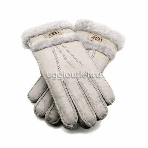 Перчатки Ugg Женские Leather White