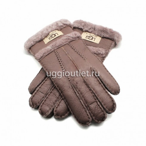 Перчатки Ugg Женские Leather Cappuccino