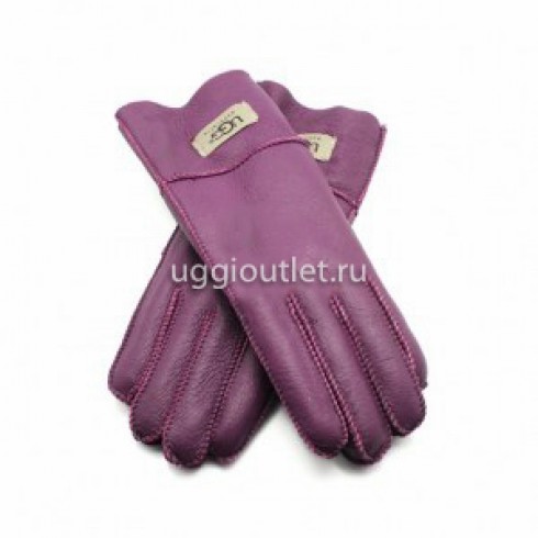 Перчатки Ugg Женские Pink Leather