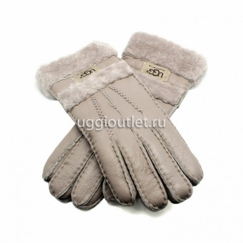 Перчатки Ugg Женские Leather Suede Sand