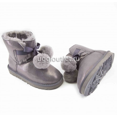Kids Gita II Metallic Grey