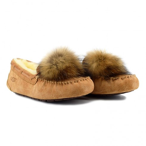 Dacota Pom Pom Chestnut