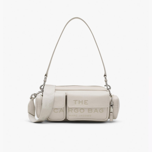 Marc Jacobc The Leather Cargo Bag Cotton/Silver