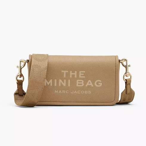 Marc Jacobc The Leather Mini Bag Camel