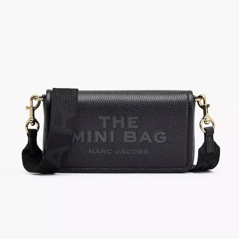 Marc Jacobc The Leather Mini Bag Black
