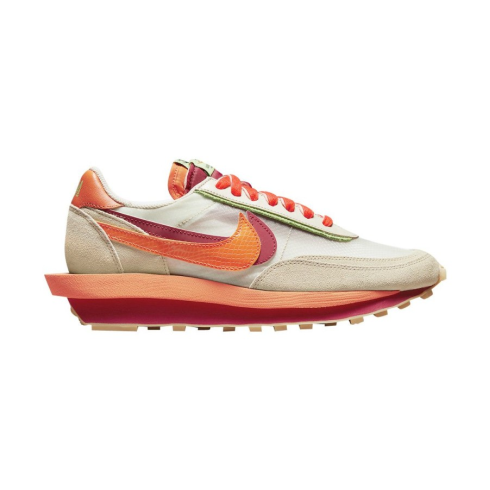 Nike x Sacai x CLOT LDWaffle Net Orange Blaze