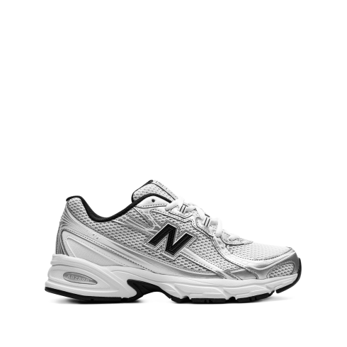 New Balance 740 White Silver/Metallic Black